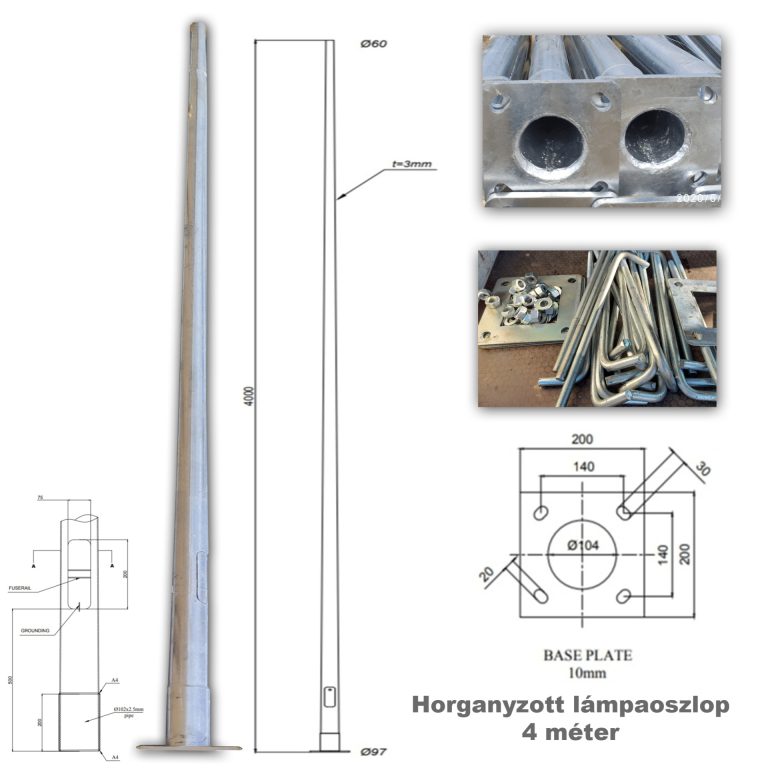 4-meter-Horganyzott-acel-lampaoszlop-UTCAI